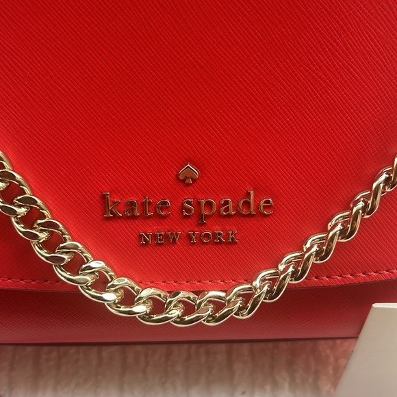 Kate Spade Carson Convertible Crossbody red bag. NWOT - Picture 4 of 10